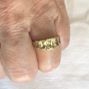 Sterling Citrine Ring